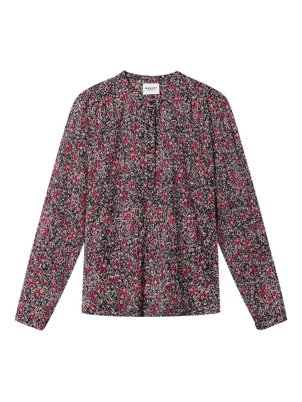 Marant ÉToile Print - Pink & Purple | 7ece04e95eca19bcadda6957515b9ce4fcf4aa92