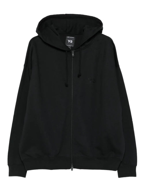 Brushed Terry Zip-Up Hoodie