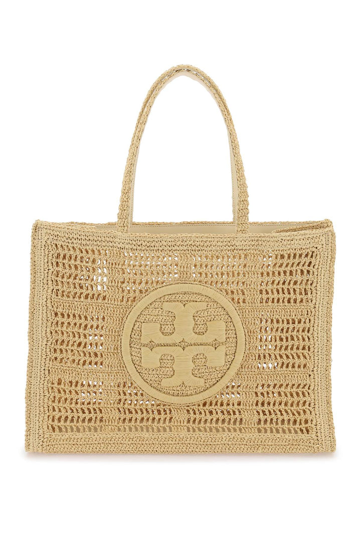 Tote Bag Ella In Crochet Di Rafia