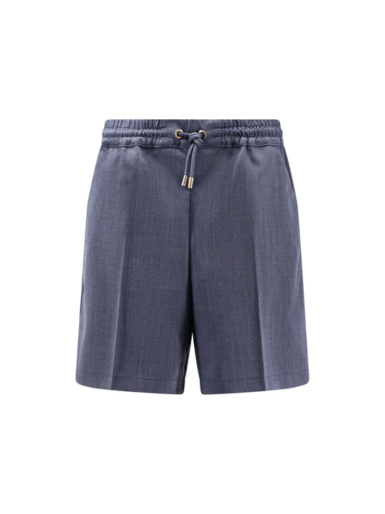 Scarola Textured Wool Bermuda Shorts