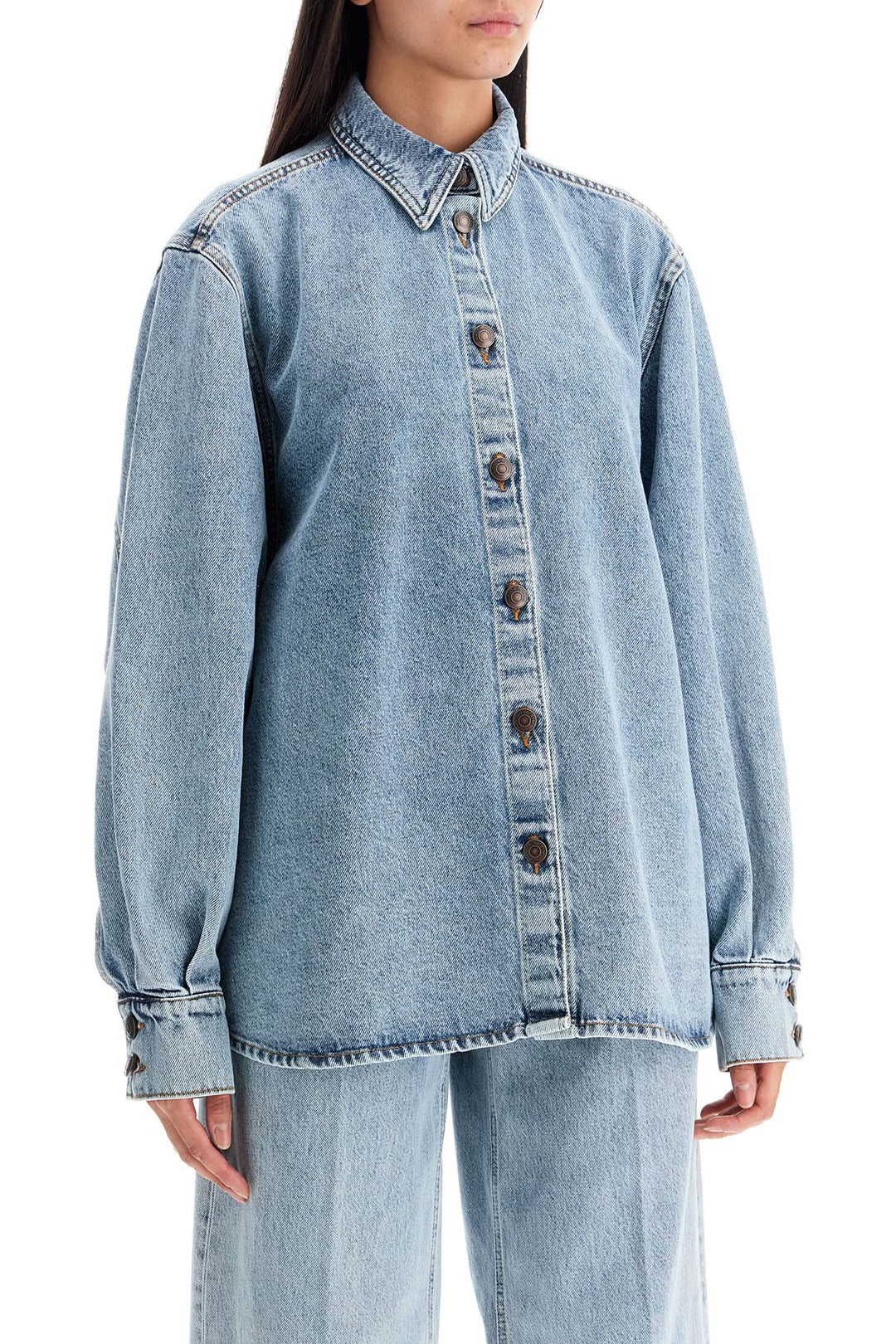 Camicia Oversize In Denim