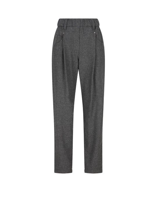 Baggy Flannel Trousers