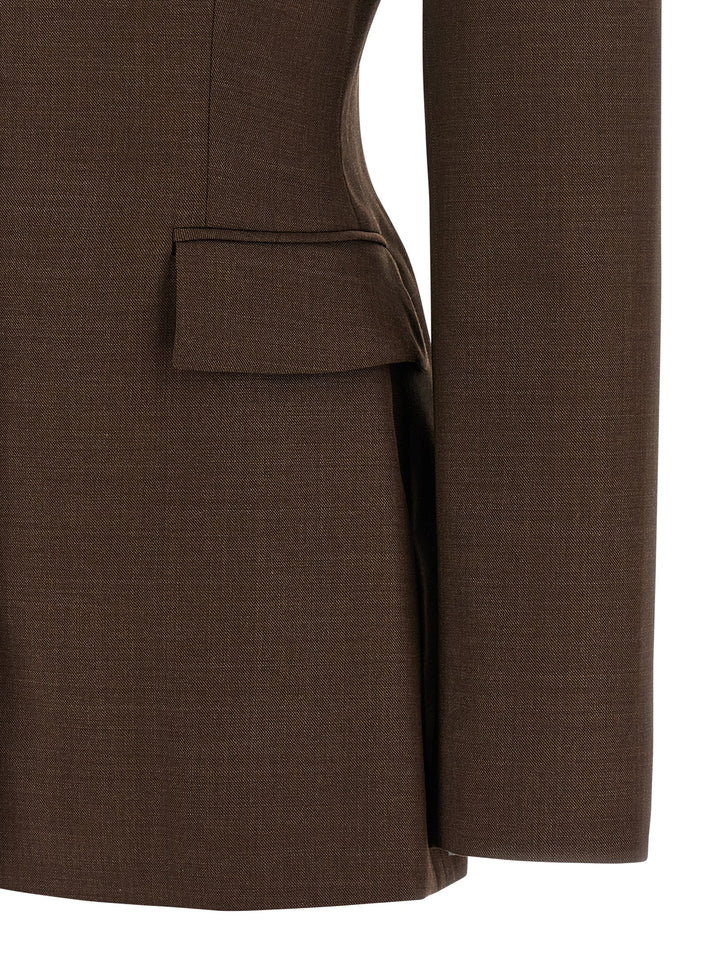 Magda Butrym 03 BlazerS - Brown | d0189b96cede745307d9a0662e0286a665906b3c
