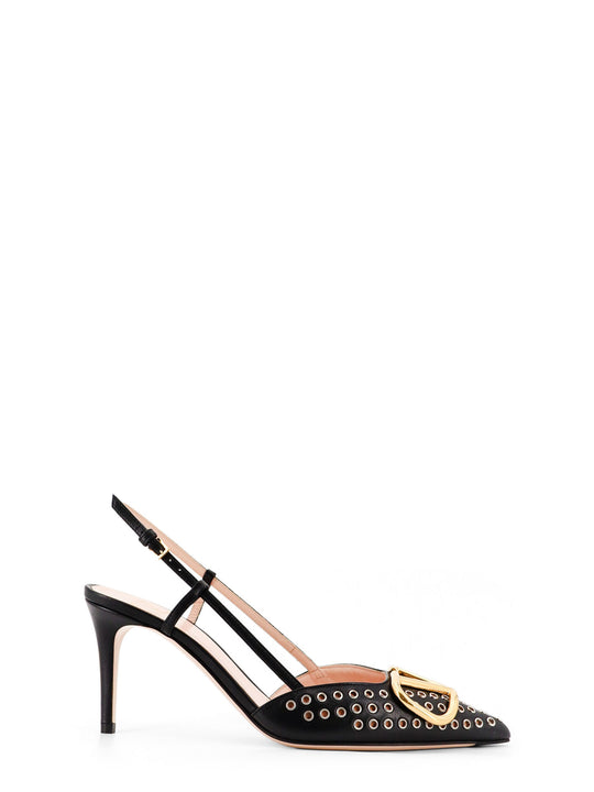 Valentino Garavani Leather Slingback DéColleté
