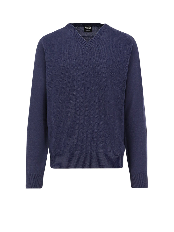 Zegna Sweaters - Blue and green | d2f6cb0c0fce48b141bdf7333cd33bb8b0ec8631