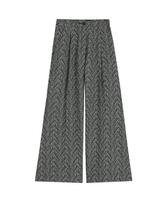 Tetosa2 Herringbone Fabric Trousers