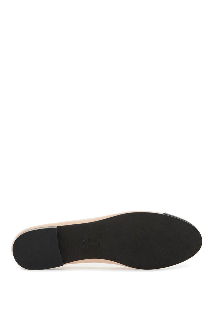 Ballet Flats With Contrasting Toe