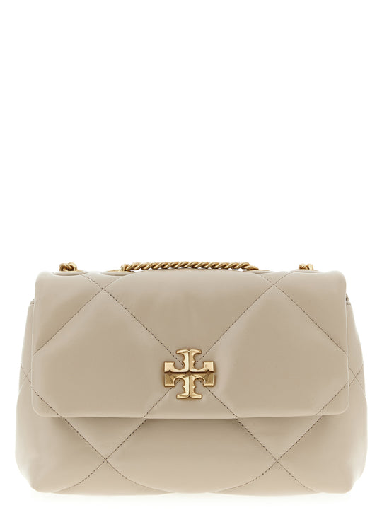 Kira Diamond Quilted Crossbody Bags White