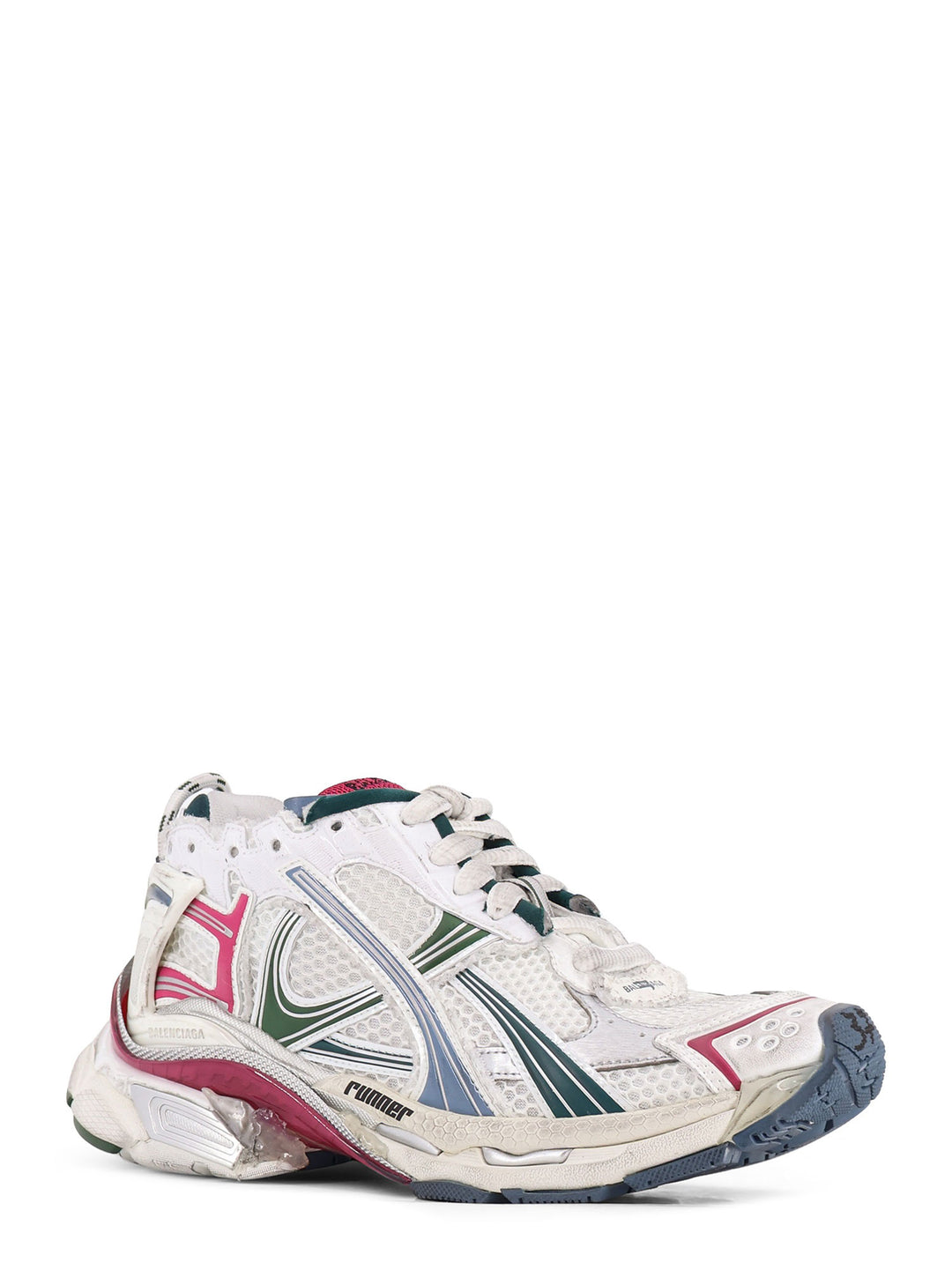 Balenciaga Sneakers - WHT/DK GREEN/BLU/PNK | f5459ed2cc9afd363281a53e6faf3389add681b8