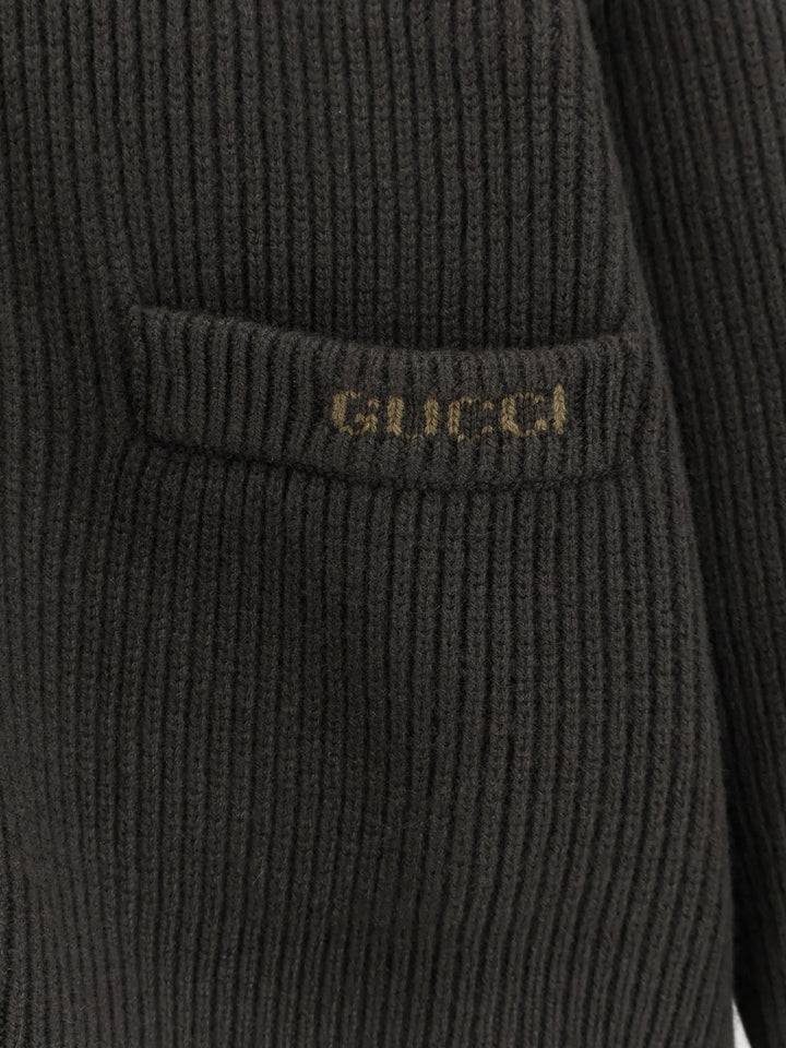 Gucci Sweaters - MILITARY GREEN/GREEN | 3cea43afdb2bede20e642c4015b43c5035eadc55