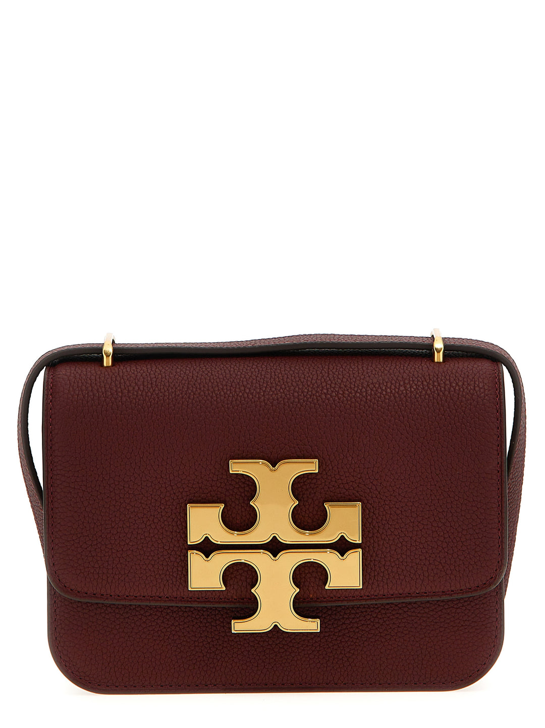 Eleanor Pebbled Small Convertible Shoulder Bags Bordeaux