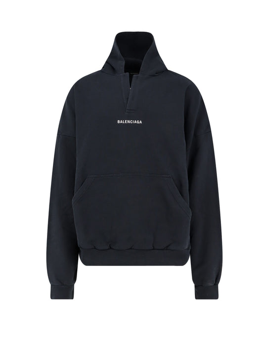 Cotton Hooded Sweatshirt