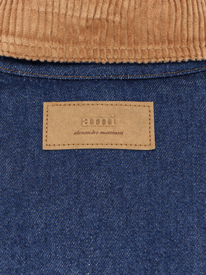 Ami Paris Jackets - Blue and green | d1106c8c74bac5abc7eac45b20fc0e750d5d3bf2