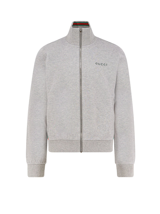 Cotton Piquet Sweatshirt