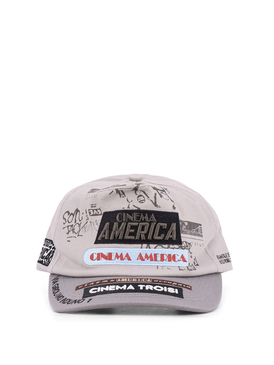 Cinema Troisi 5 Panel Cotton Hat