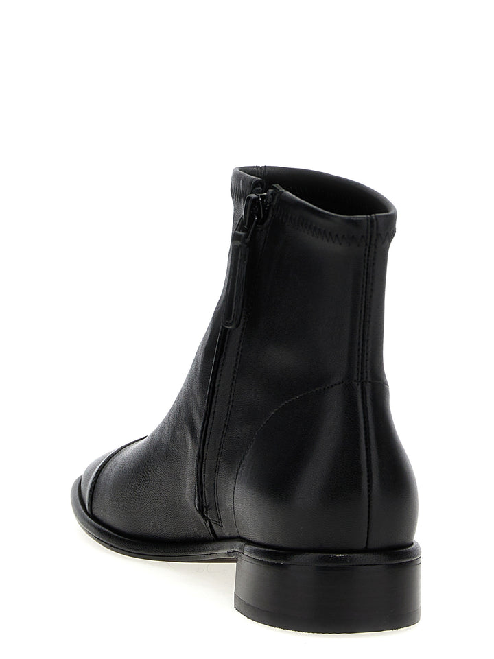 Cap-Toe Boots, Ankle Boots Black