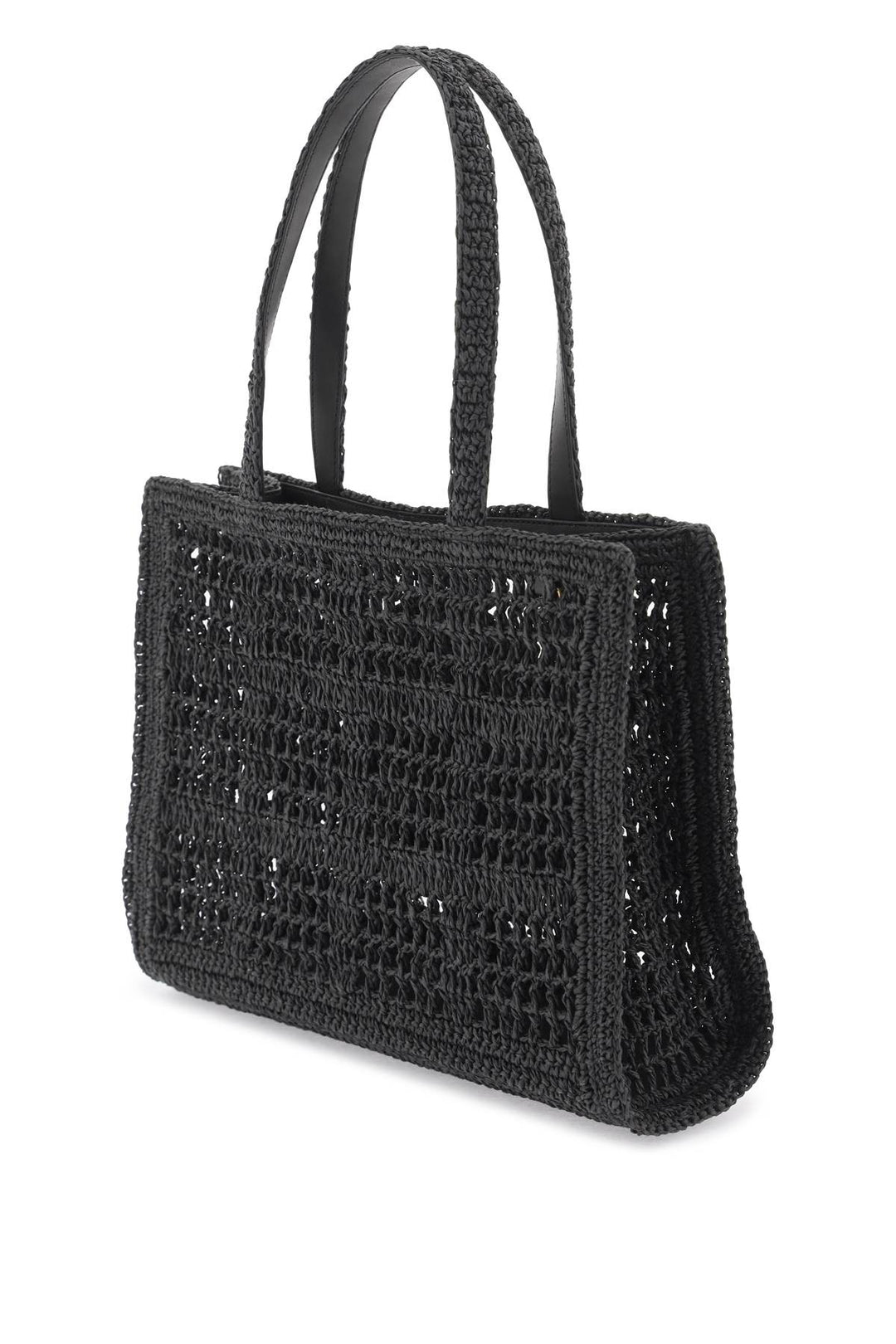 Tote Bag Ella In Crochet Di Rafia