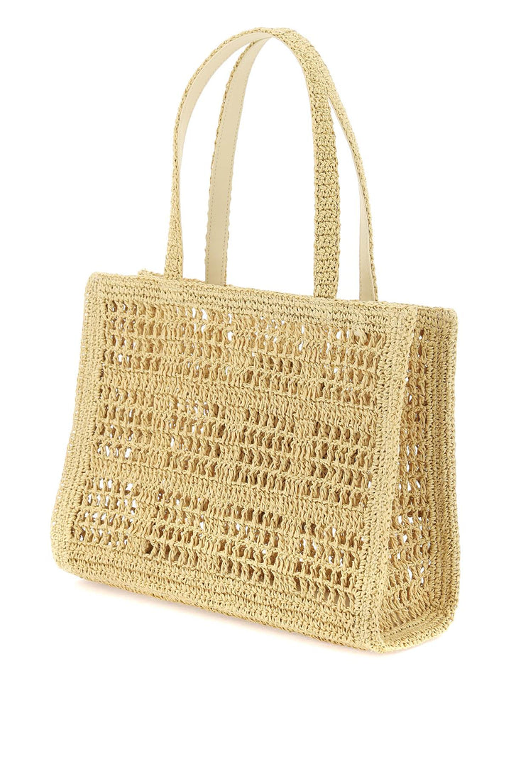 Tote Bag Ella In Crochet Di Rafia