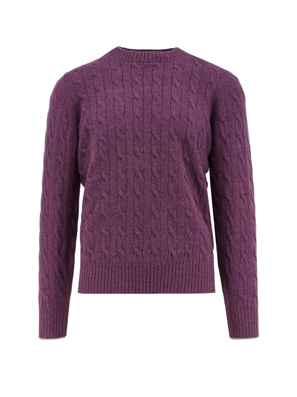 Cable Knit Cashmere Sweater
