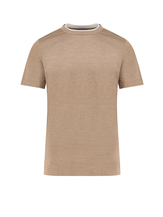 Cotton And Silk T-Shirt