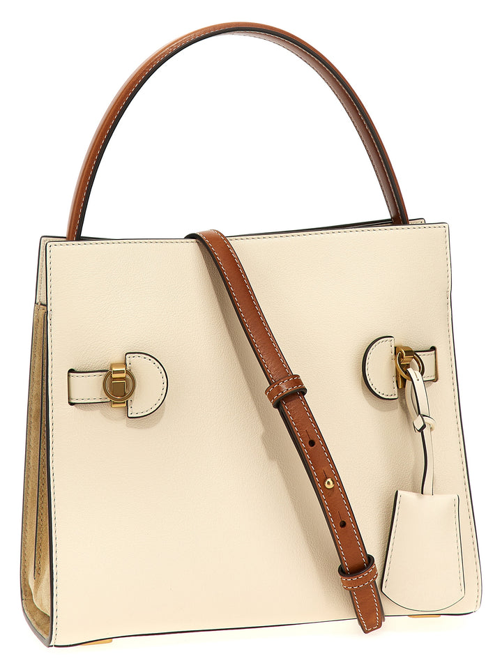 Lee Radziwill Small Double Hand Bags Beige