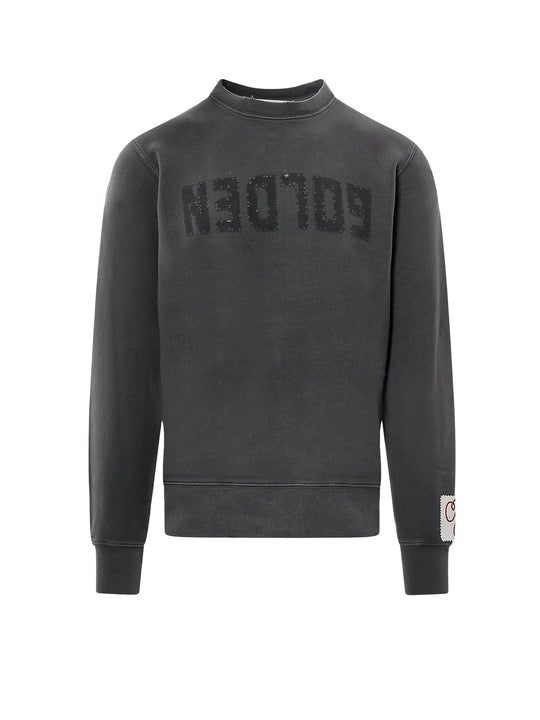 Archibald Distressed Cotton Sweatshirt