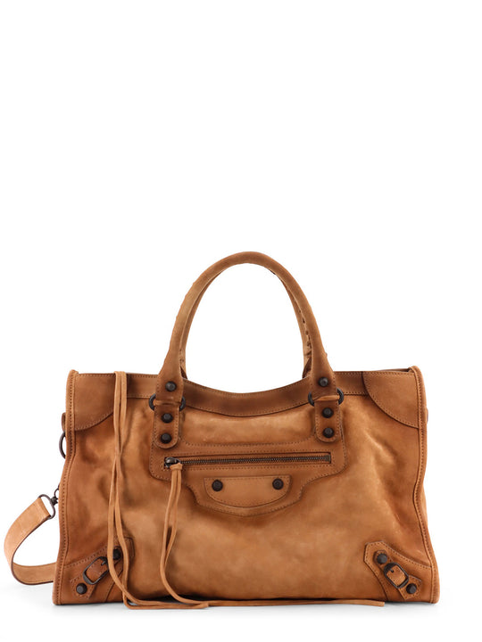Le City Medium Suede Shoulder Bag