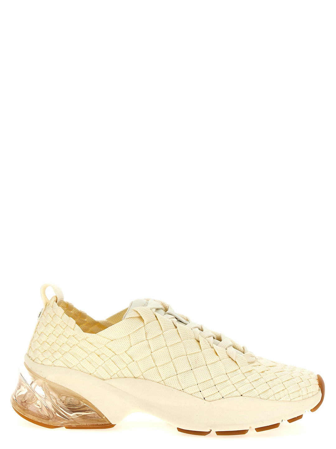 Good Luck Woven Trainer Sneakers White