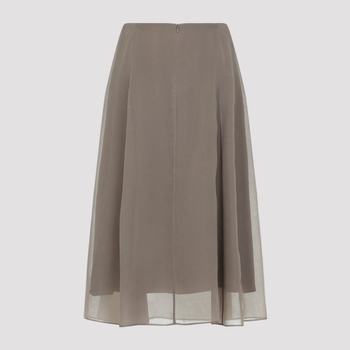 Brunello Cucinelli Midi skirts - Brown | d135ee6679aaa5c89421f26138d9b7932d3d3416