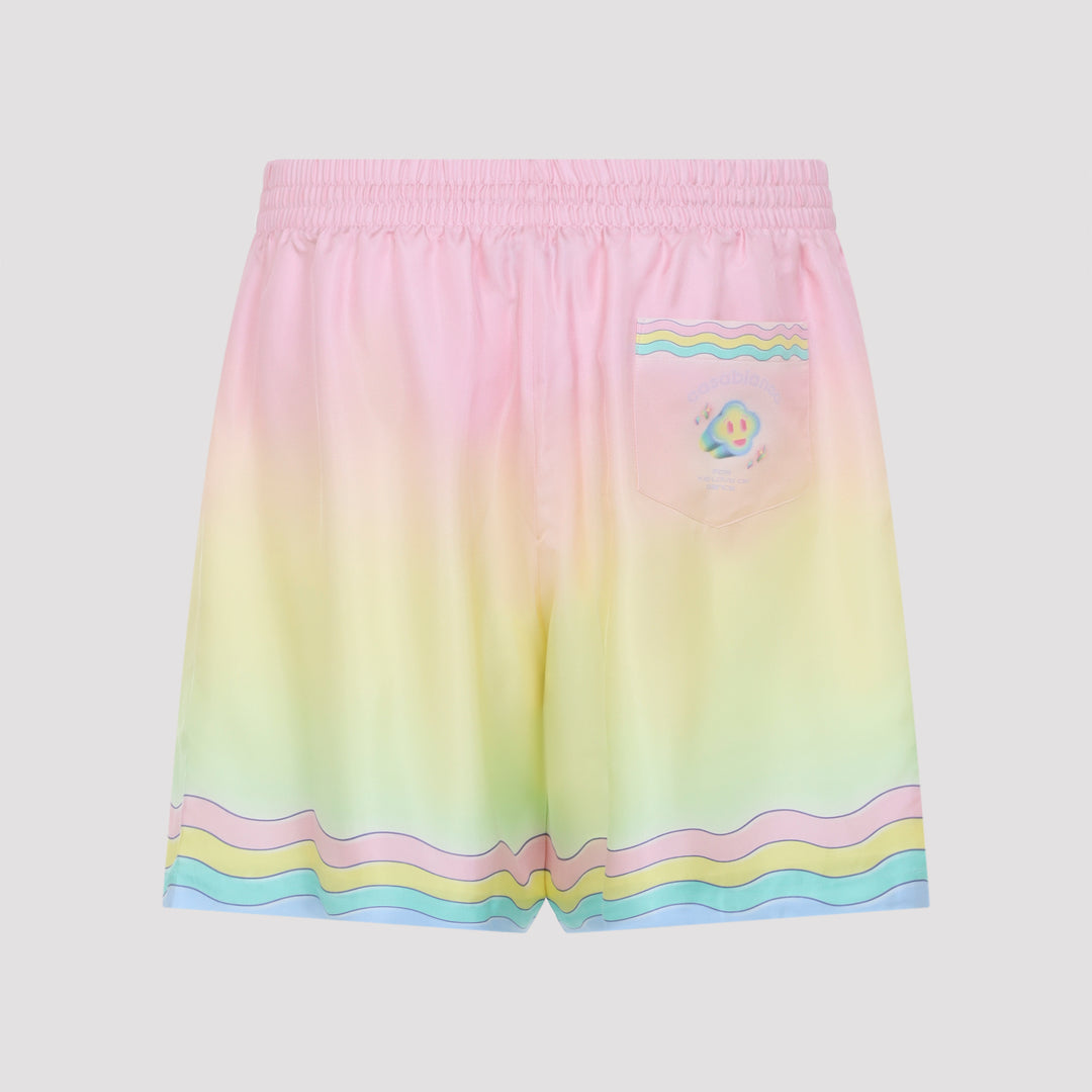 Casablanca Bermuda - Pink & Purple | ec31bba63831232938e220b092b17ad5ca390885