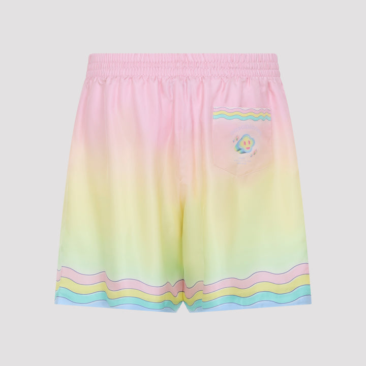 Casablanca Bermuda - Pink & Purple | ec31bba63831232938e220b092b17ad5ca390885