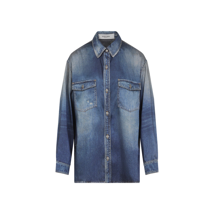 Golden Goose Shirts - Blue | ea6321881ff2f8fc8f619c5a205c24f8ac3ef3c7