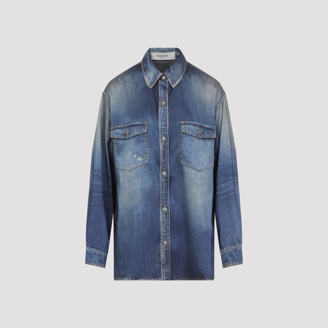 Golden Goose Shirts - Blue | 165dee54f0a7bc6b1dae0c0a003e58625aa90667