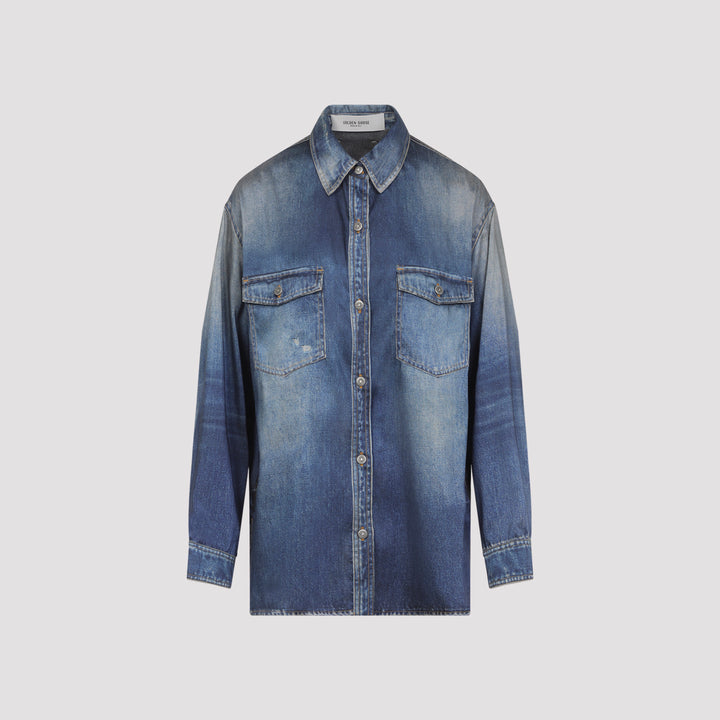 Golden Goose Shirts - Blue | 165dee54f0a7bc6b1dae0c0a003e58625aa90667
