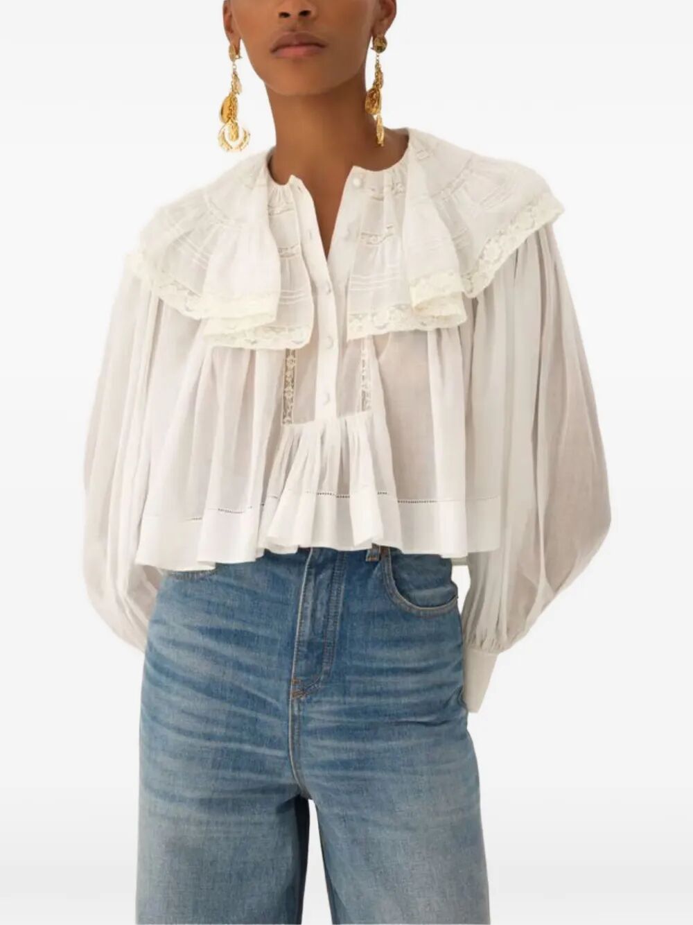 ChloÉ Tops - White | e2235cd3223ebf4ec5d29c4a6d1cf6f798ec10bc