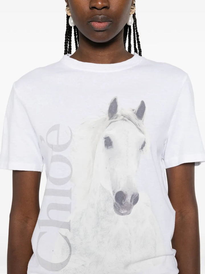ChloÉ T-shirts - White | f0209e2984a263ac726b5acdf32c3e0e203eeae6