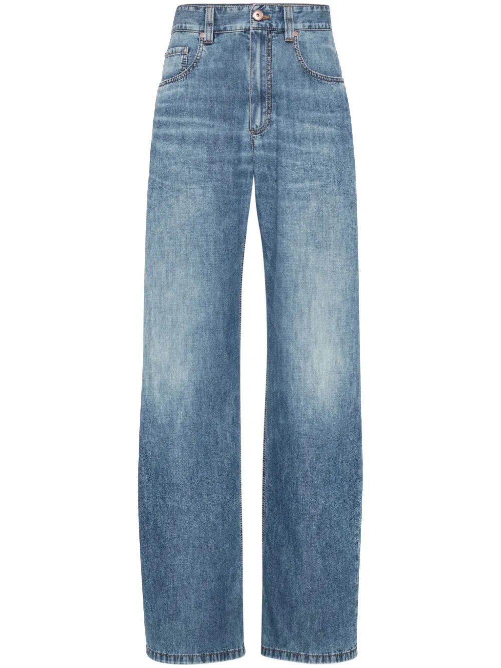 Brunello Cucinelli Straight leg - Blue | f6cc174393a9779432c61285ccb59b28749fbaf2