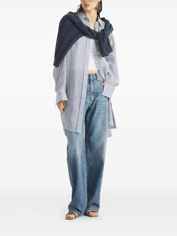 Brunello Cucinelli Straight leg - Blue | 3b30e8b261c0526f8f82b1f4875b4063045a9737