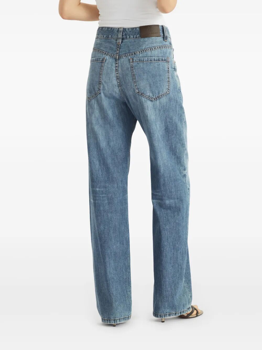 Brunello Cucinelli Straight leg - Blue | 268b405f4f74ed80e428f1c17a34379387fe88eb