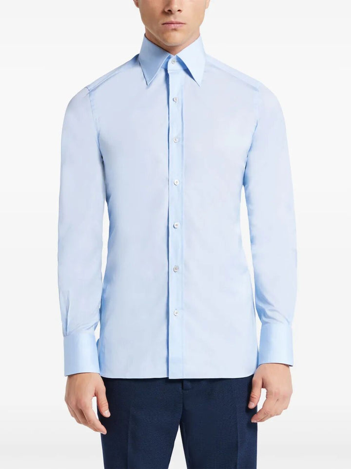 Tom Ford CAMICIA - Blue | 6aa80b7eee5dd0c43e3bcea850c1022aed2bea66
