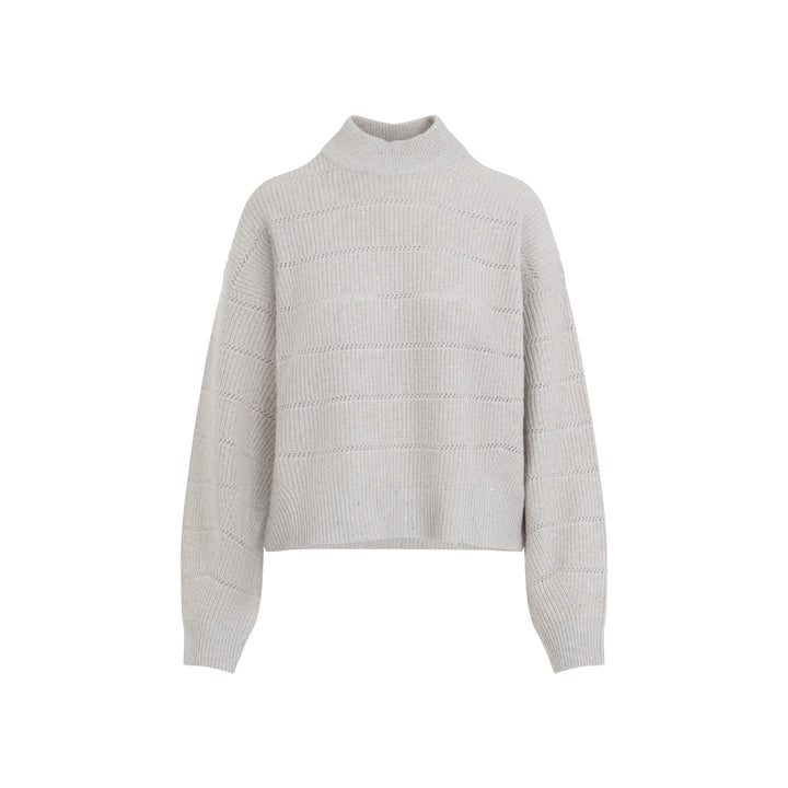 Brunello Cucinelli Pullover - Nude & Neutrals | 9b2a79793de1ed6af4b78ba99ce4c3e1ed5eb704