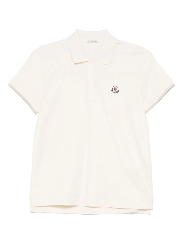 Moncler Polo - White | c87335baa0ec46602bcf83ac4f48ff177ce551fd