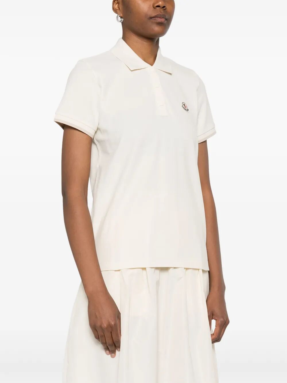 Moncler Polo - White | ee44d5bb987a4b46bb1161eb468ccfc934e4431b