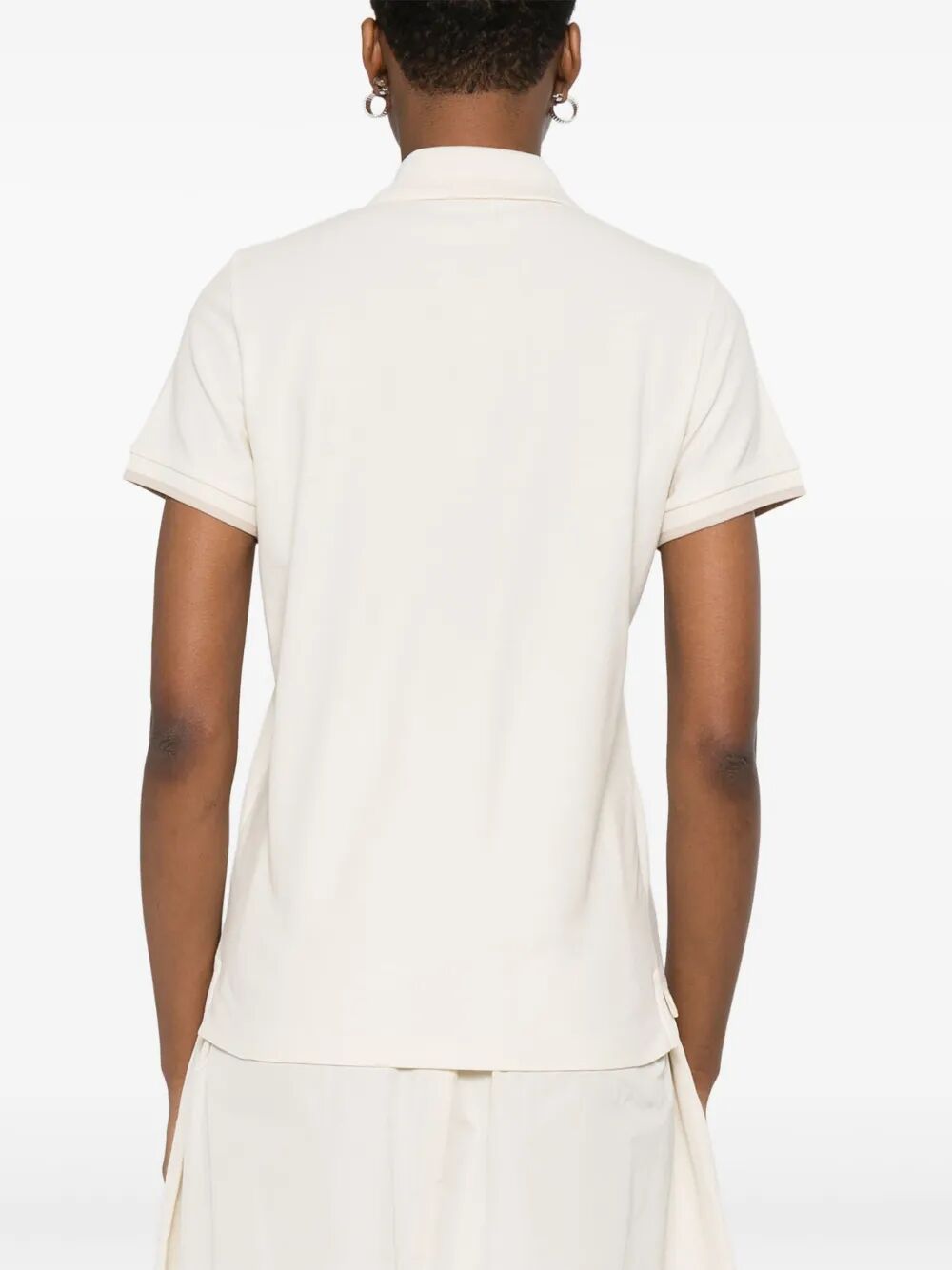 Moncler Polo - White | 27db79bf74b00ec29c7079720d76b7a58925c39d