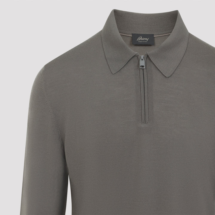 Brioni Polo - Brown | c179a23a917fed7386635d2c2463a6d3ec7cdc5d