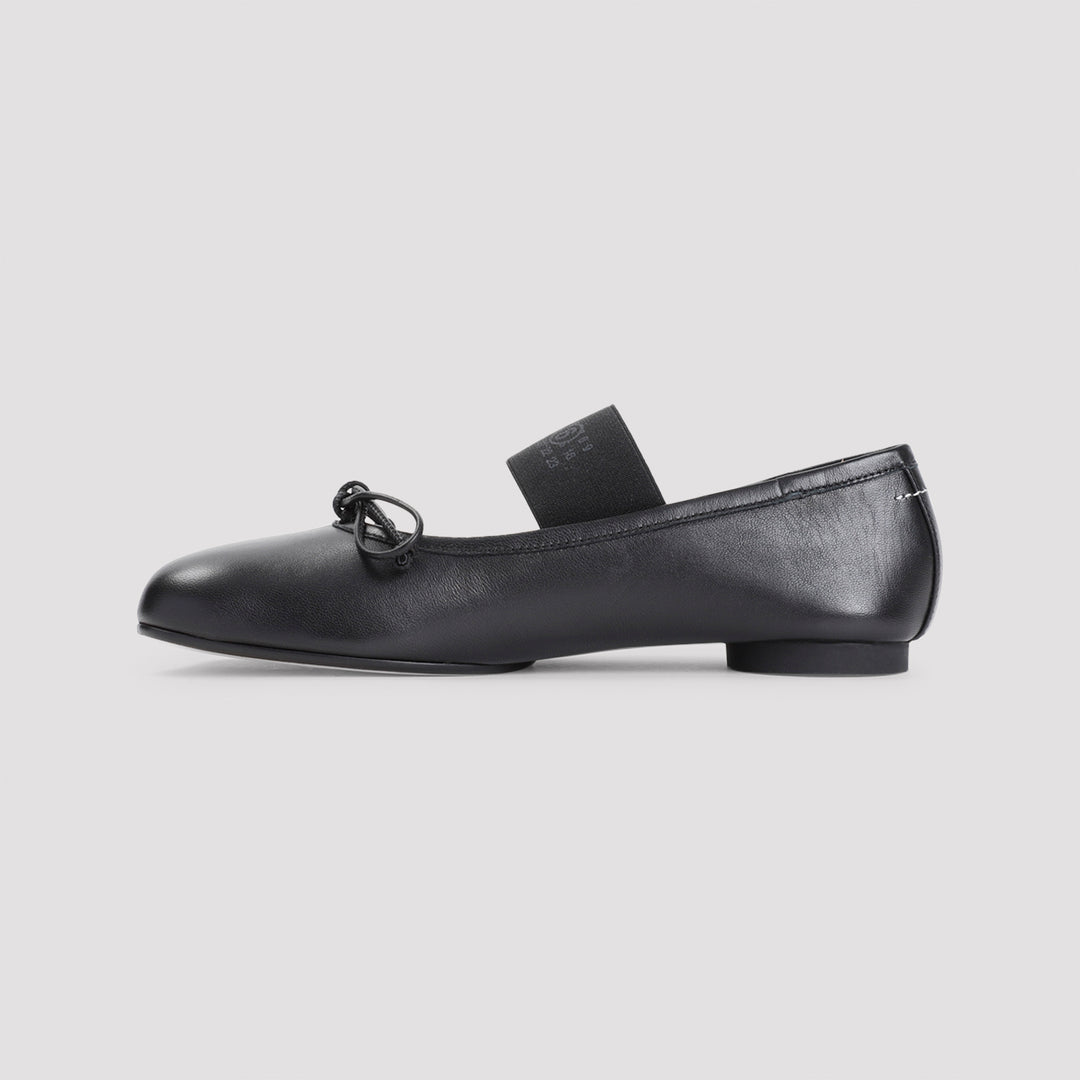 Mm6 Maison Margiela Ballerinas - Black | 3812bbe8f39da2d8b3c9ae317e9a3ba2210a24a3
