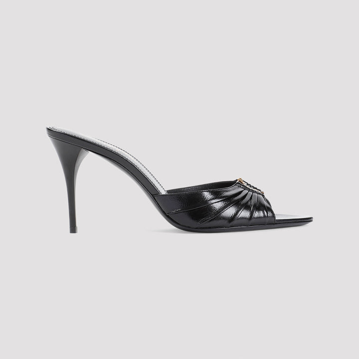 Saint Laurent Mules - Black | 52cc5a3b087d36f6110b3992ef3d9bfebe891715