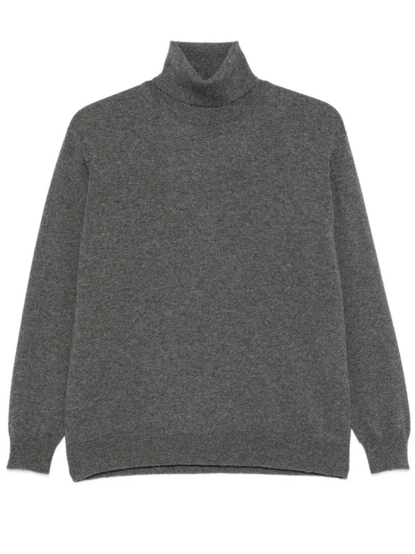 Cashmere Turtleneck Sweater With Monili
