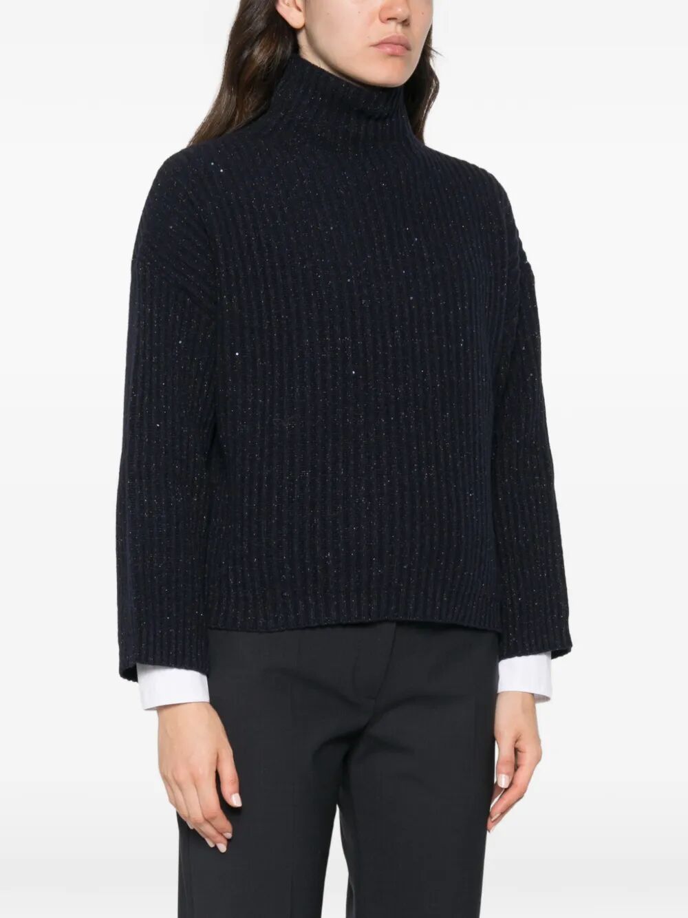 Brunello Cucinelli Turtle neck - Blue | 48c0d0423636fbc7de0f740e2044e1b6acddbb5a