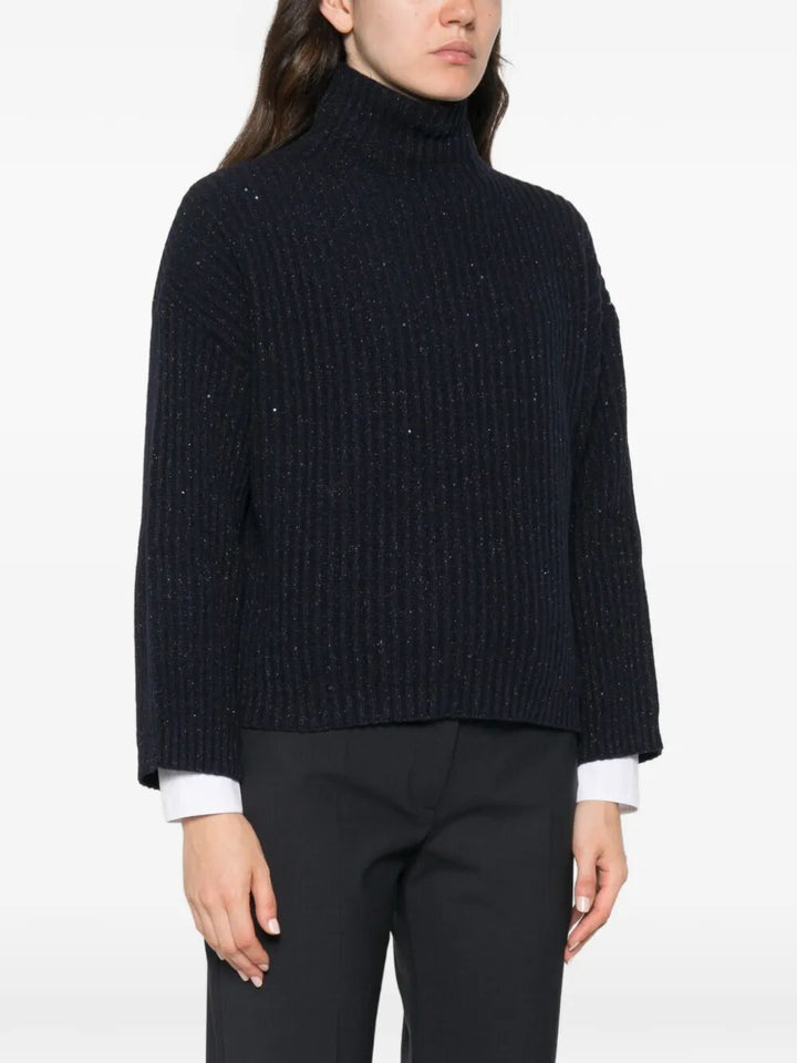 Brunello Cucinelli Turtle neck - Blue | 48c0d0423636fbc7de0f740e2044e1b6acddbb5a